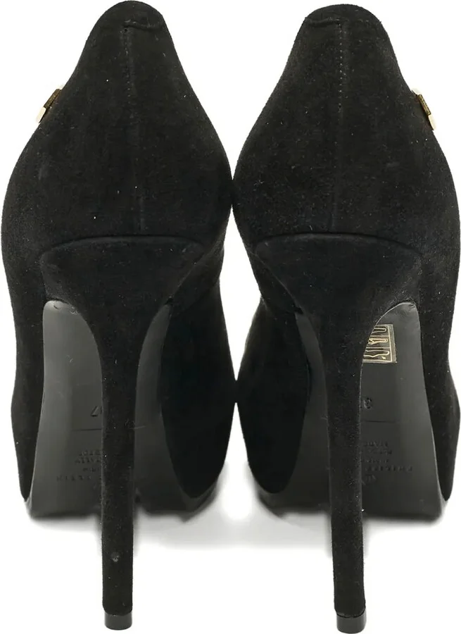 Pre-Owned 120mm Studded Platform Pumps - Image 4