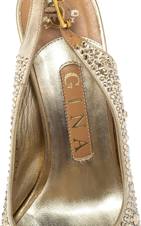 Pre-Owned 125mm Crystal-Embellished Platform Sandals - Image 5