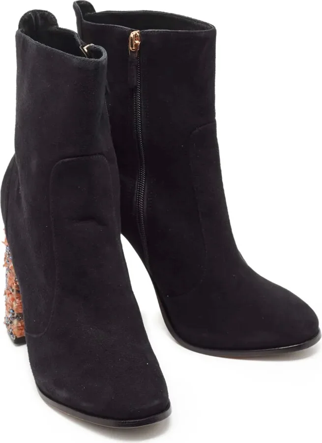 Pre-Owned 125mm Embellished Boots - Image 2