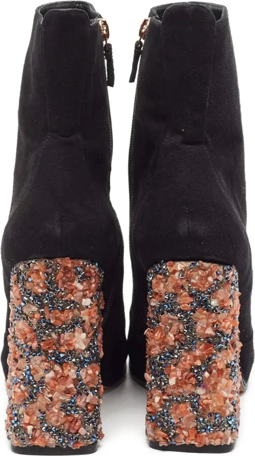 Pre-Owned 125mm Embellished Boots - Image 3