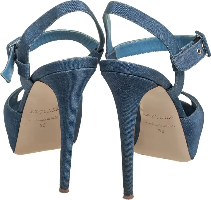 Pre-Owned 125mm Platform Stiletto-Heel Sandals - Image 3