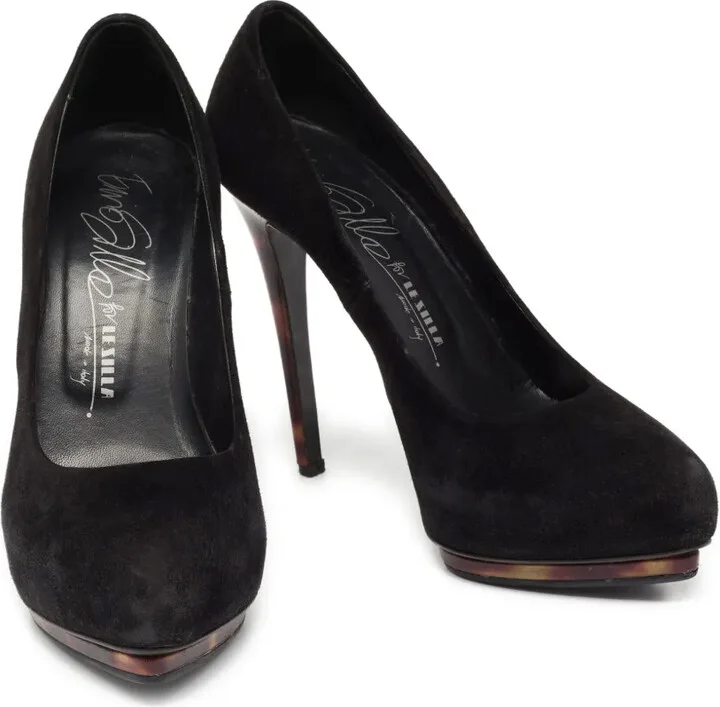 Pre-Owned 125mm Platform Stiletto Pumps - Image 2