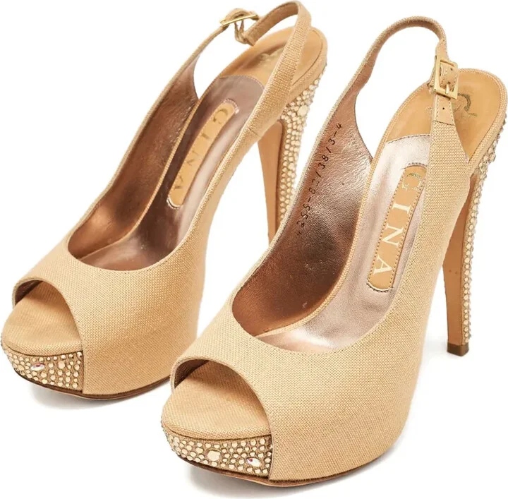 Pre-Owned 125mm Slingback Pumps - Image 2