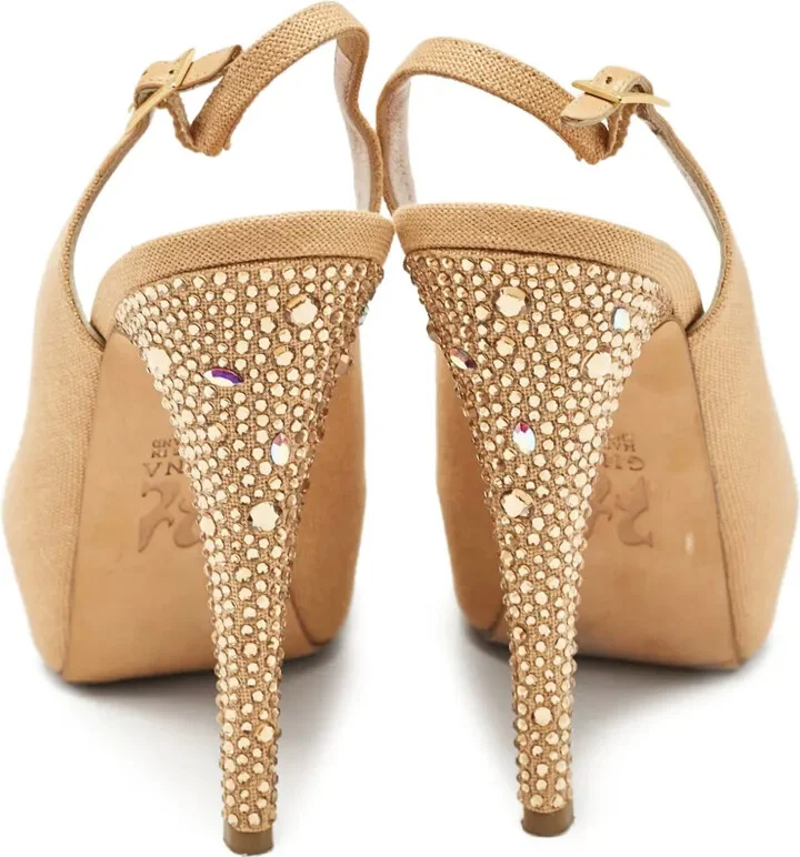 Pre-Owned 125mm Slingback Pumps - Image 4