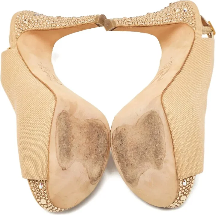 Pre-Owned 125mm Slingback Pumps - Image 5
