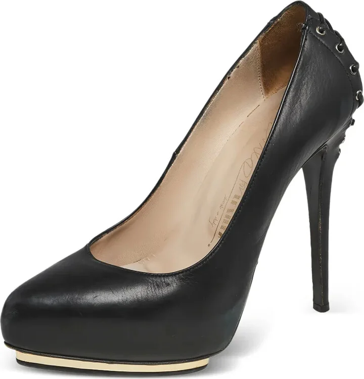 Pre-Owned 130mm Embellished Stiletto Pumps - Image 2