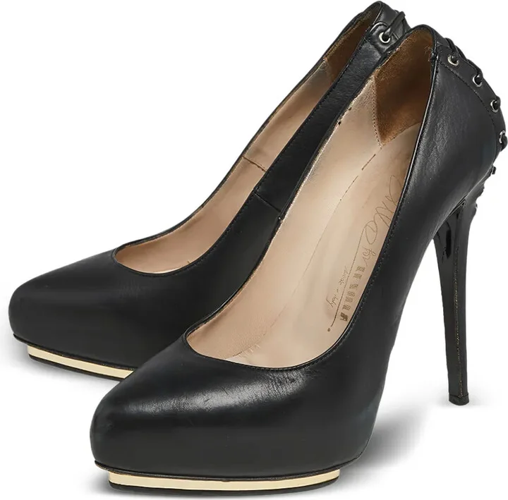 Pre-Owned 130mm Embellished Stiletto Pumps - Image 3