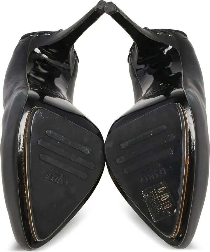 Pre-Owned 130mm Embellished Stiletto Pumps - Image 5