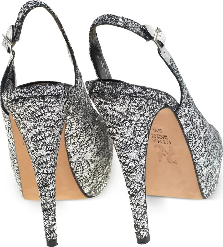Pre-Owned 130mm leather heeled sandals - Image 3