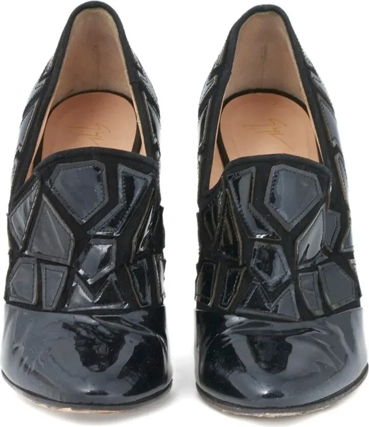Pre-Owned 130mm Leather Pumps - Image 3