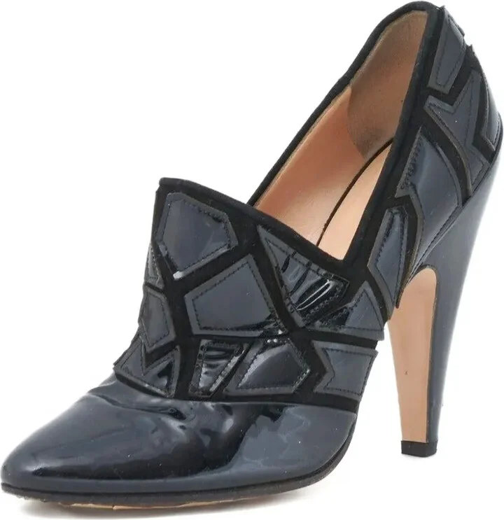 Pre-Owned 130mm Leather Pumps - Image 4