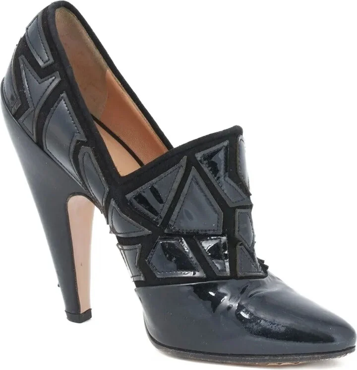 Pre-Owned 130mm Leather Pumps