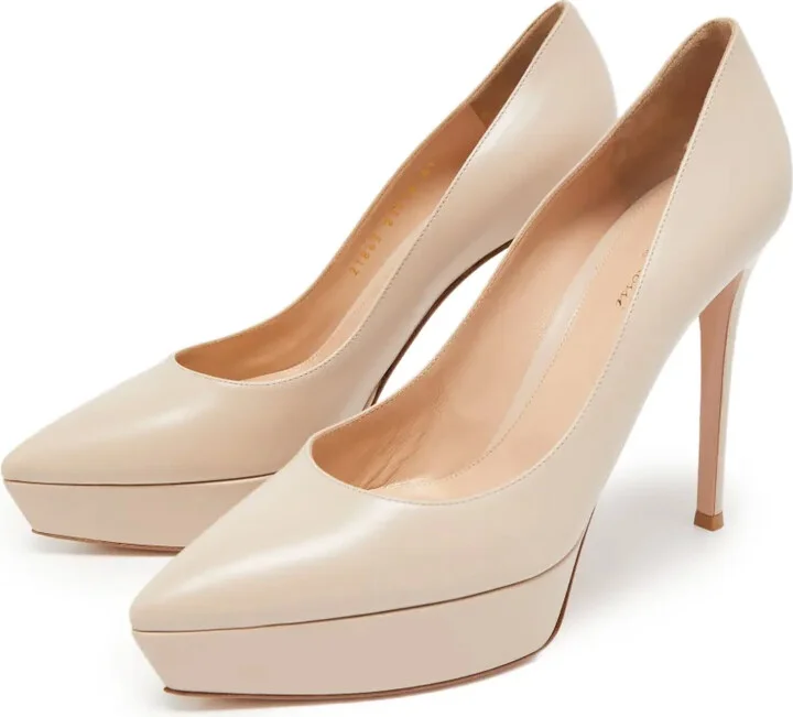 Pre-Owned 130mm Platform Pumps - Image 4