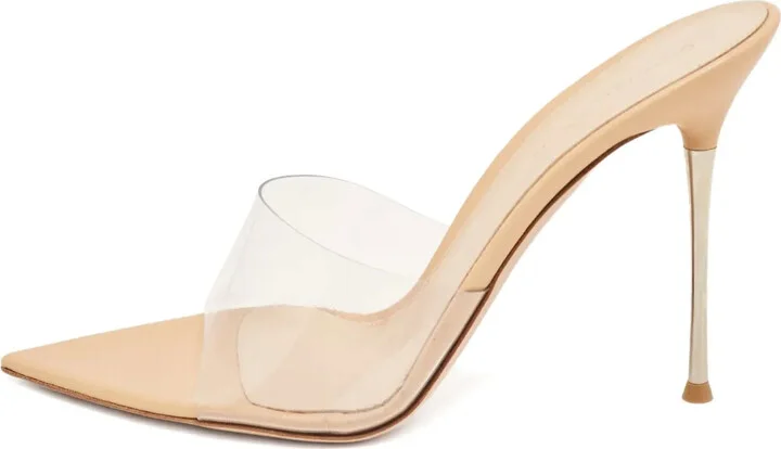 Pre-Owned 130mm pointed-toe sandals