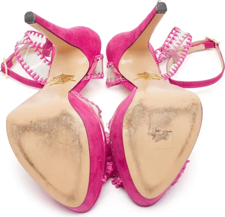 Pre-owned 130mm pompom sandals - Image 4