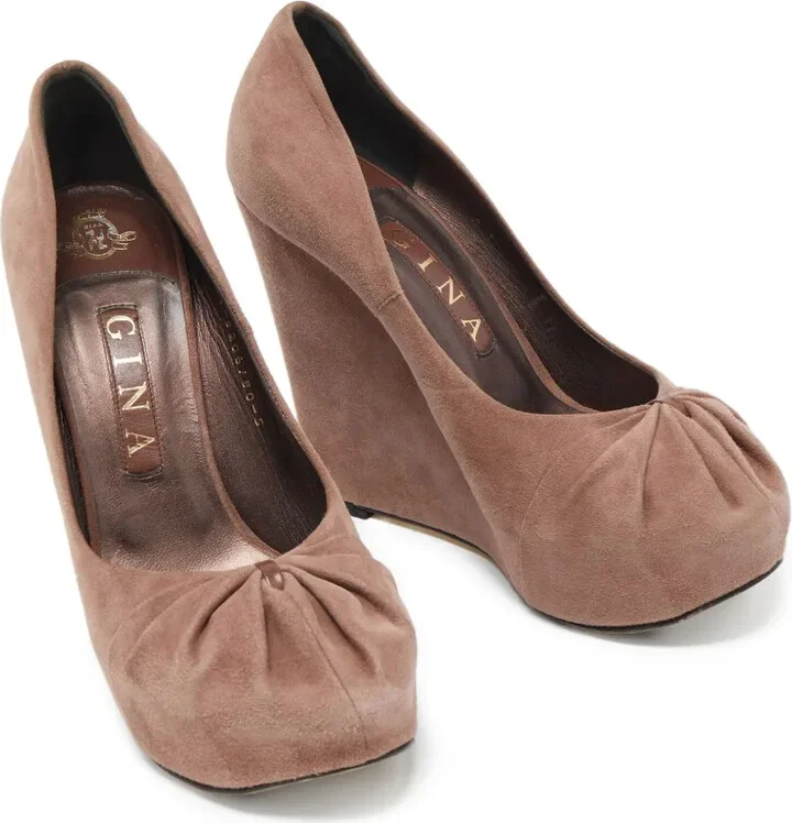 Pre-Owned 130mm Suede Pumps - Image 2