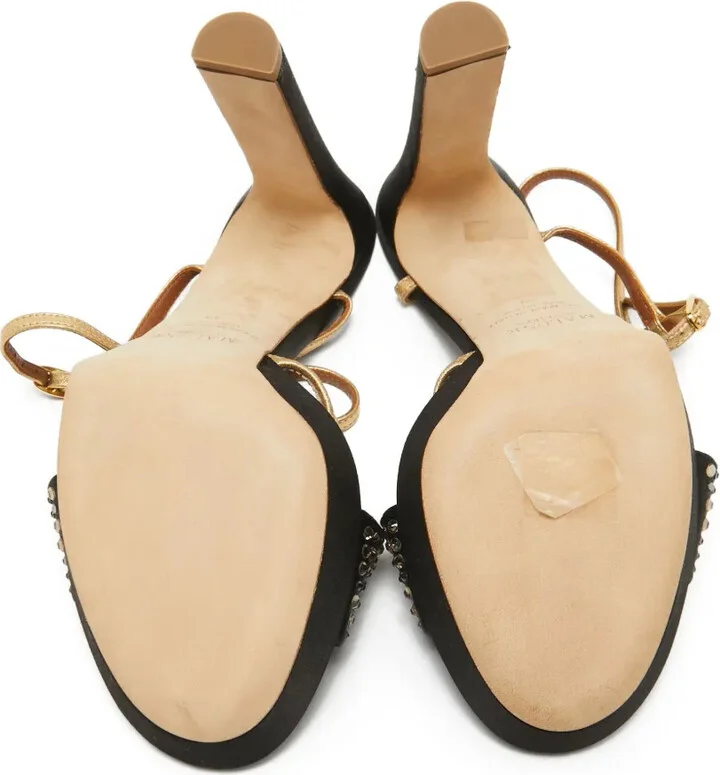 pre-owned 135mm Lauren crystal-embellished sandals - Image 4