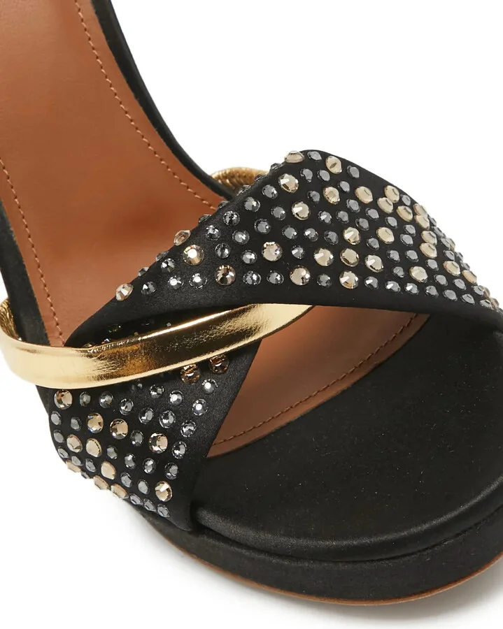 pre-owned 135mm Lauren crystal-embellished sandals - Image 5