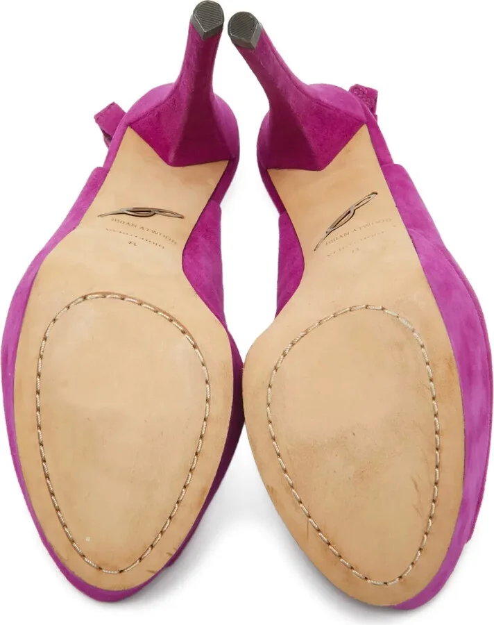 Pre-Owned 135mm Slingback Platform Sandals - Image 5
