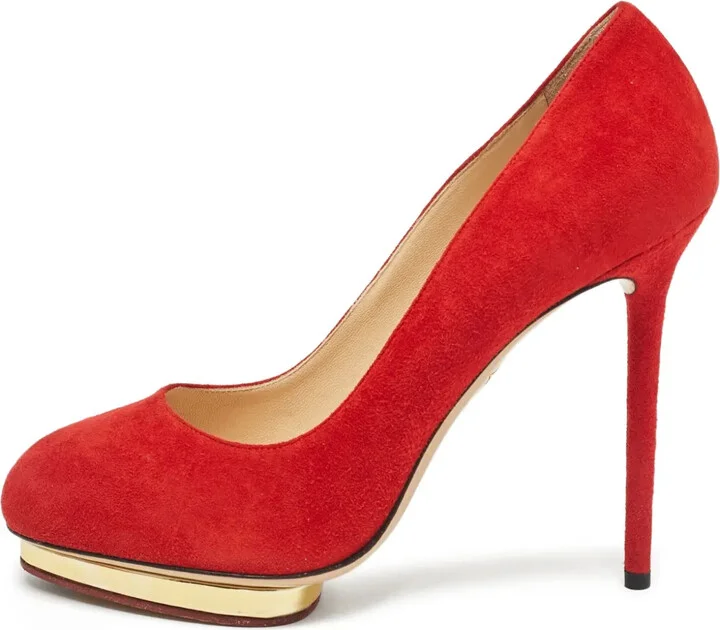 Pre-Owned 135mm Suede Stiletto Pumps
