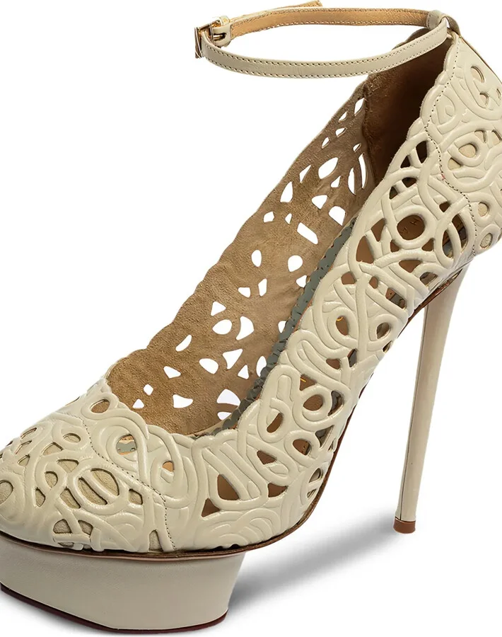Pre-Owned 140mm Cut-Out Platform Pumps - Image 2