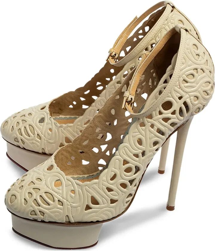 Pre-Owned 140mm Cut-Out Platform Pumps - Image 4