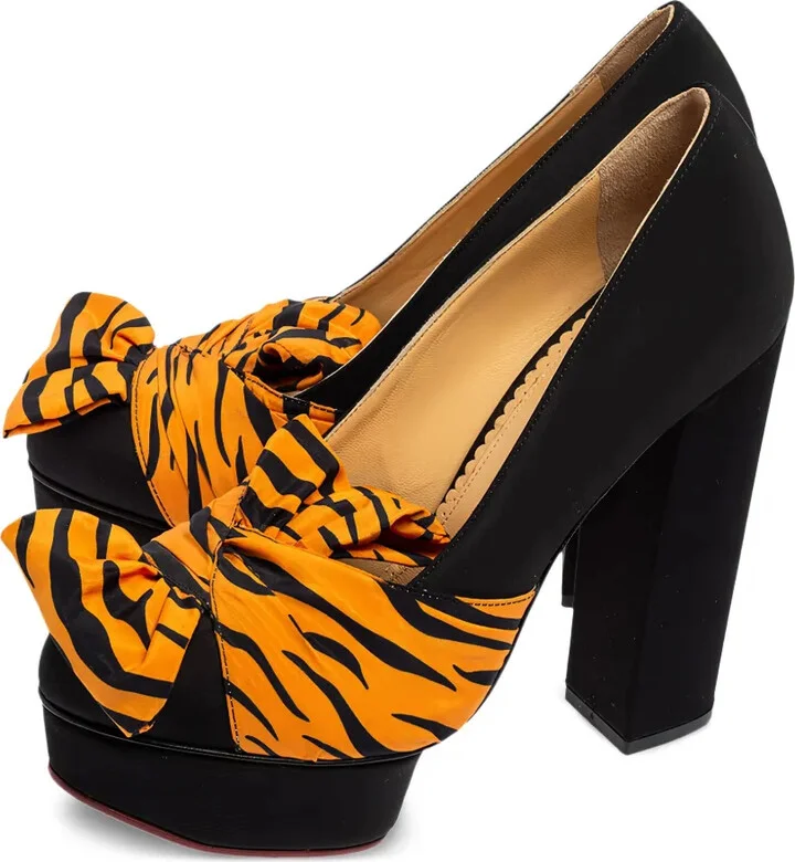 pre-owned 140mm Dolly platform pumps - Image 4