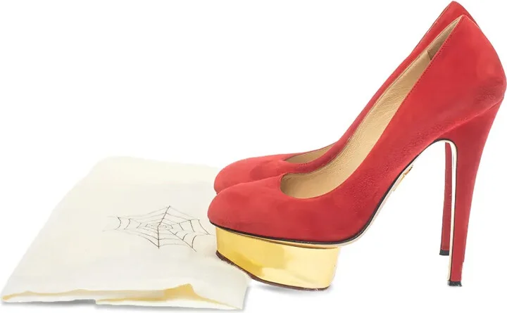 pre-owned 140mm Dolly platform stiletto pumps - Image 5