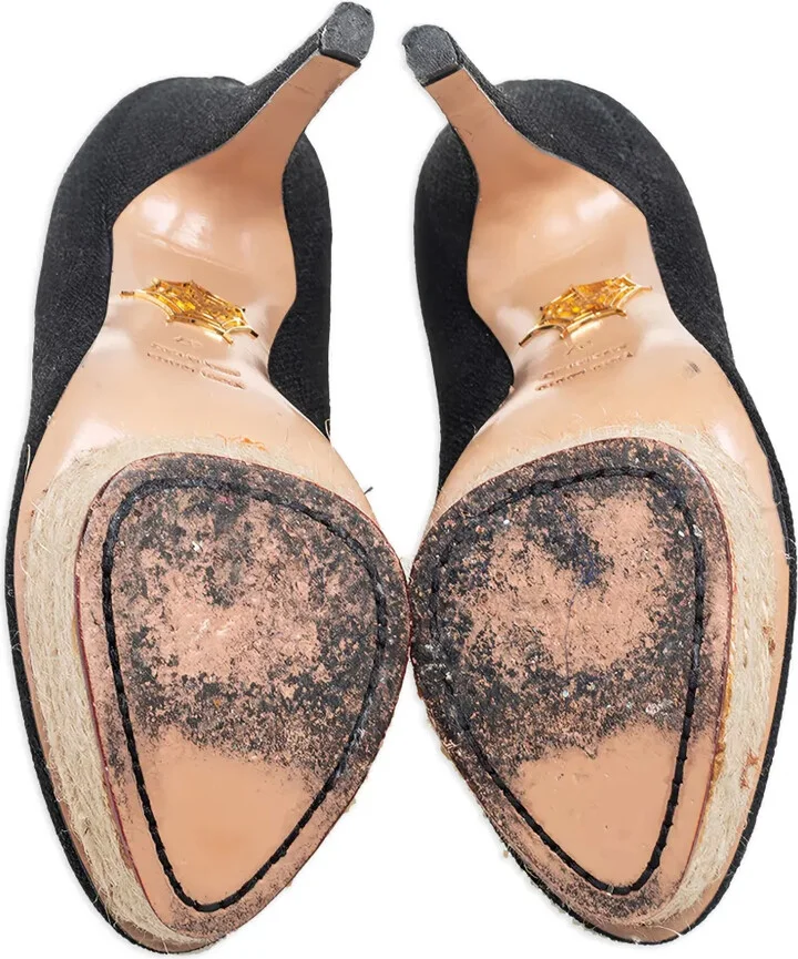 pre-owned 140mm Dolores platform pumps - Image 5
