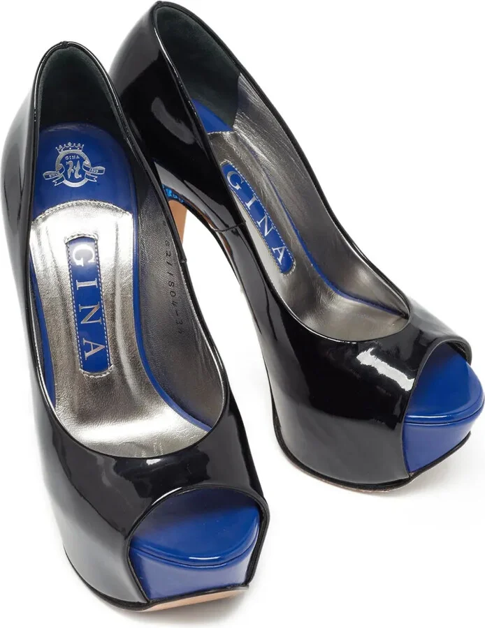 Pre-Owned 140mm Leather Pumps - Image 2