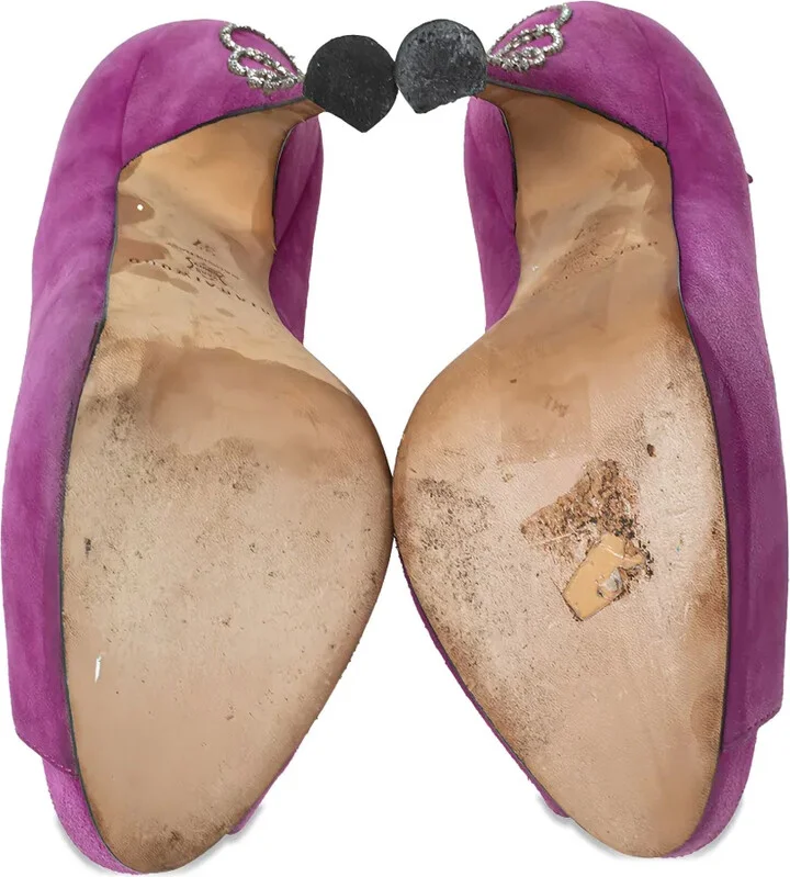 Pre-Owned 140mm Peep-Toe Pumps - Image 4