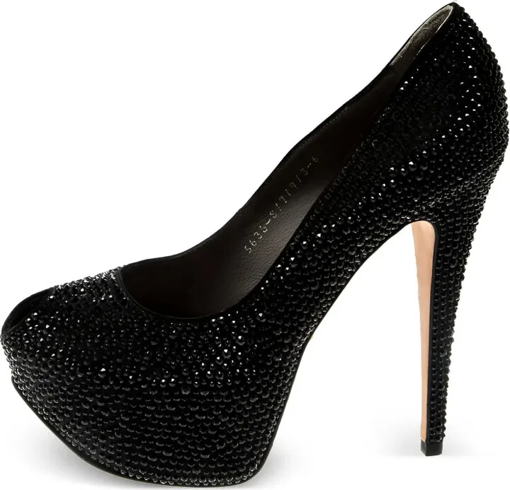 Pre-Owned 145mm Crystal-Embellished Pumps - Image 2