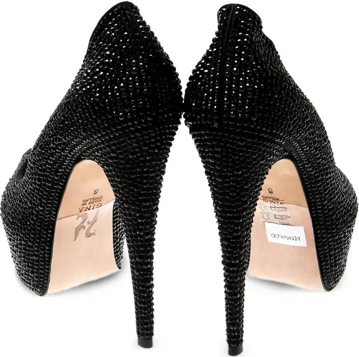 Pre-Owned 145mm Crystal-Embellished Pumps - Image 4