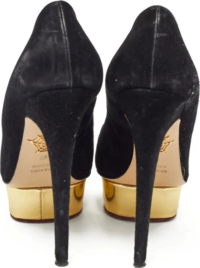 Pre-Owned 145mm Peep-Toe Platform Pumps - Image 4