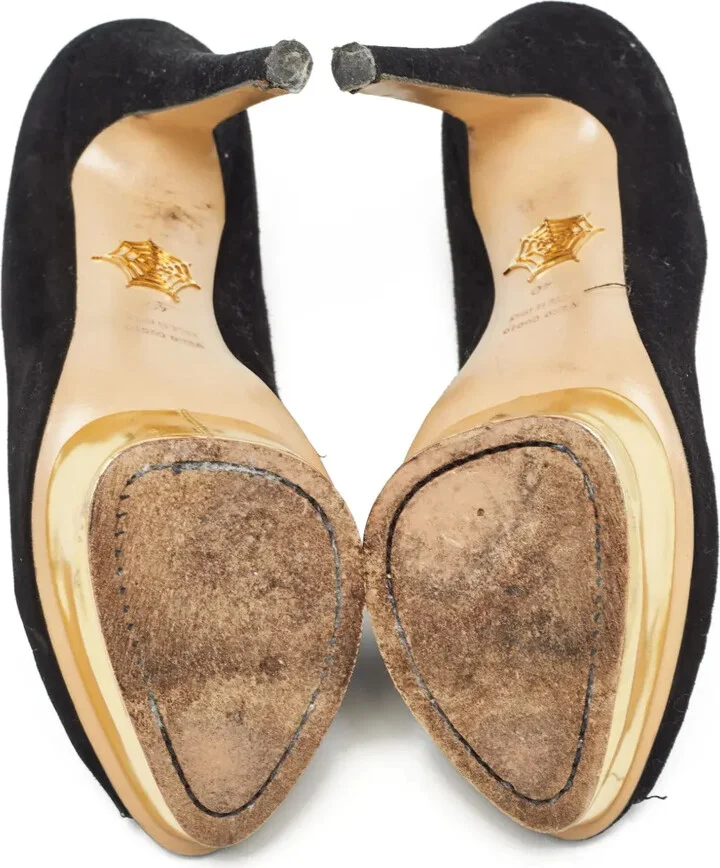 Pre-Owned 145mm Peep-Toe Platform Pumps - Image 5