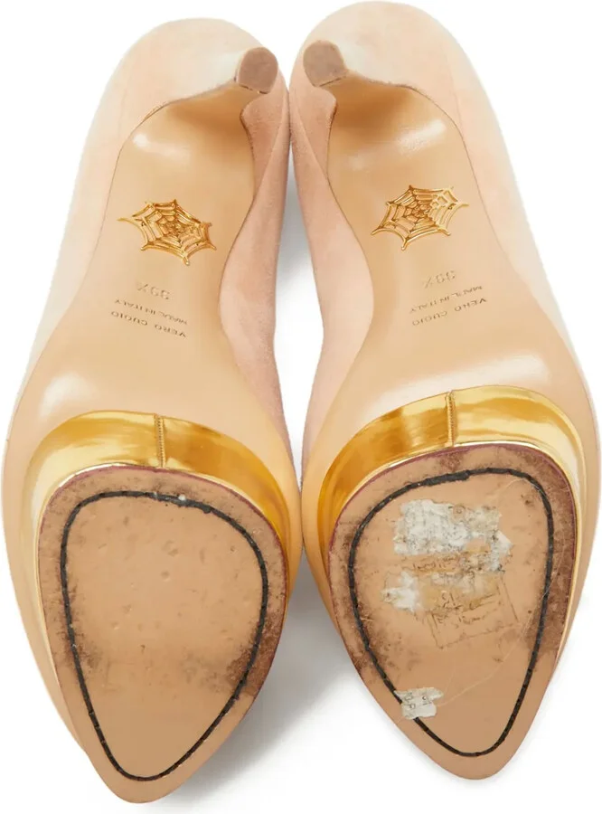 pre-owned 150mm Dolly platform stiletto pumps - Image 4