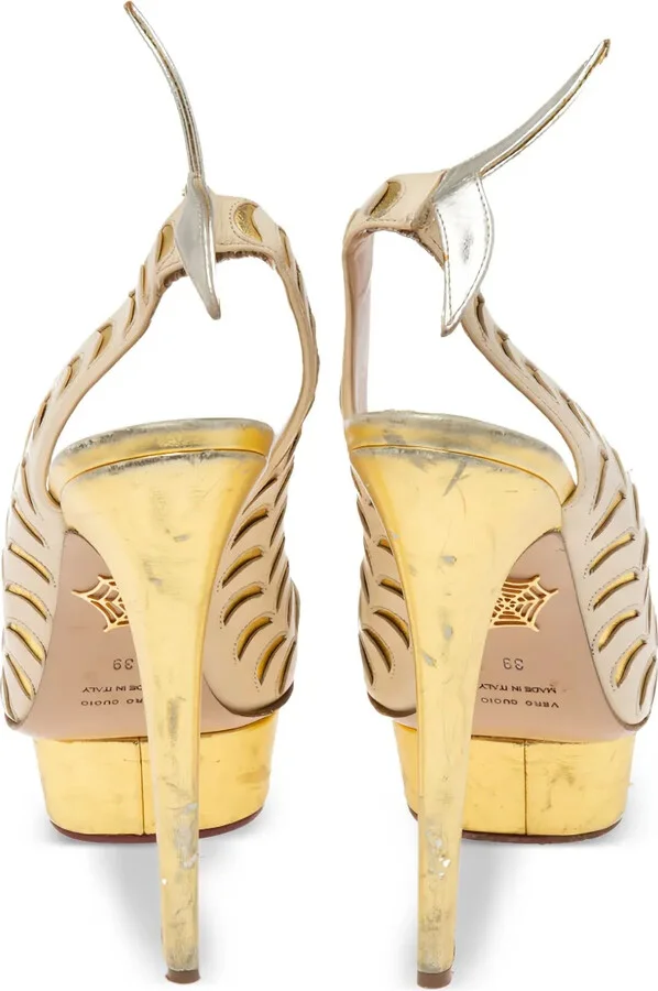 Pre-Owned 150mm Fish-Motif Pumps - Image 3