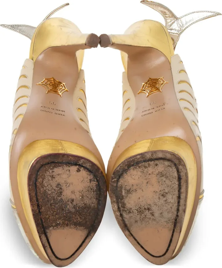 Pre-Owned 150mm Fish-Motif Pumps - Image 4