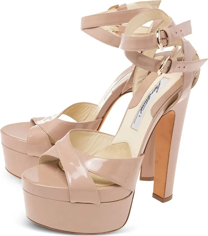 Pre-Owned 150mm Platform Sandals - Image 4