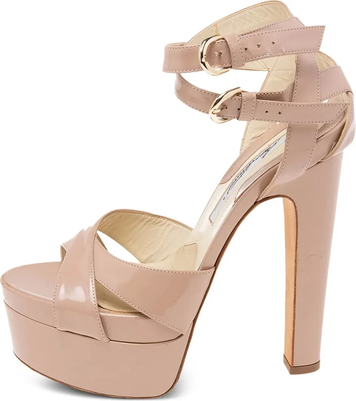 Pre-Owned 150mm Platform Sandals
