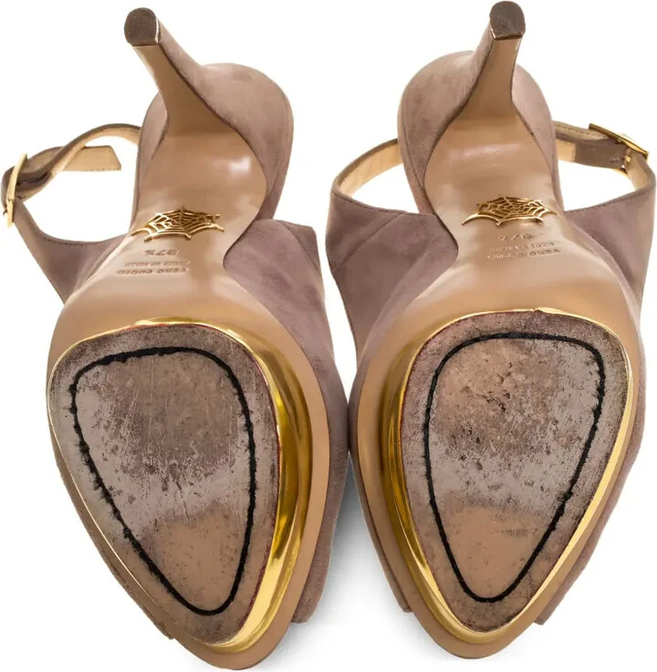 Pre-Owned 150mm Slingback Pumps - Image 5