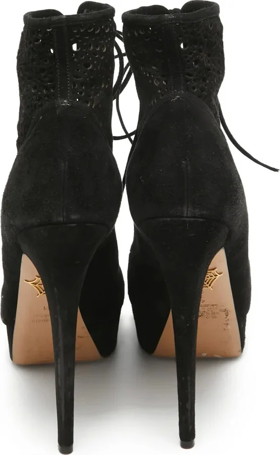 Pre-Owned 150mm Stiletto Ankle Boots - Image 4