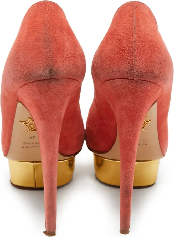 Pre-Owned 155mm Peep-Toe Pumps - Image 4