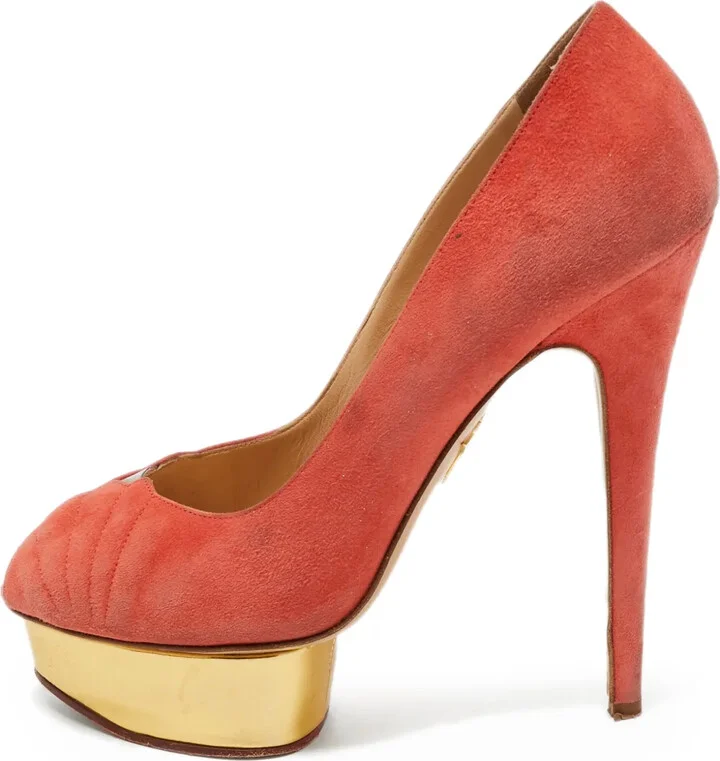 Pre-Owned 155mm Peep-Toe Pumps