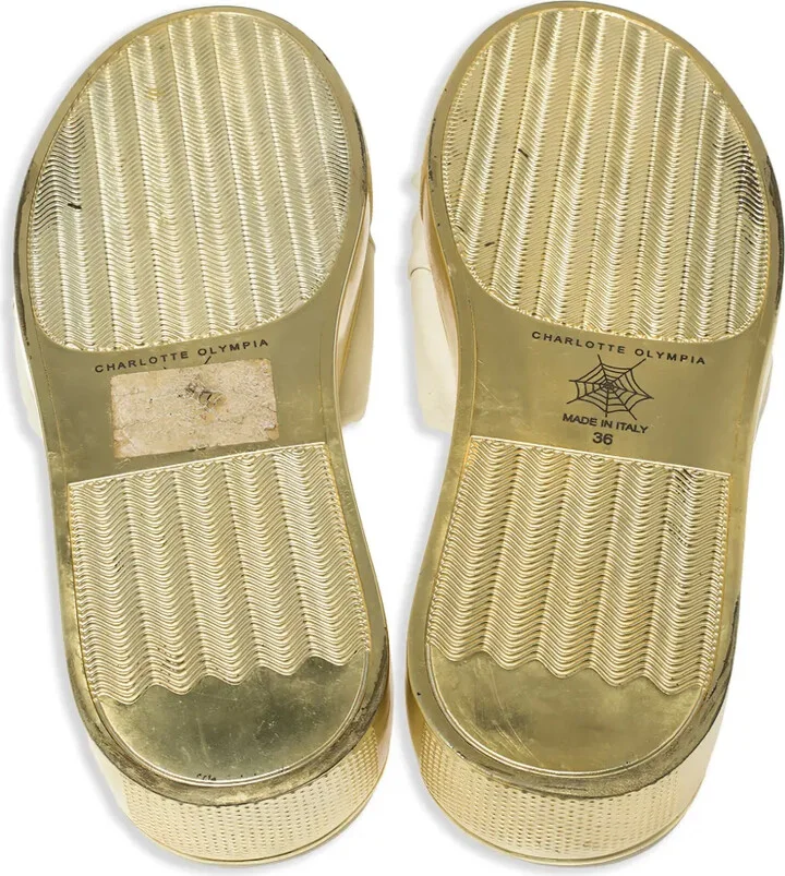 Pre-Owned 35mm Bow-Detail Sandals - Image 3