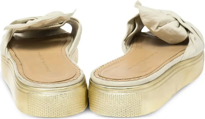 Pre-Owned 35mm Bow-Detail Sandals - Image 4