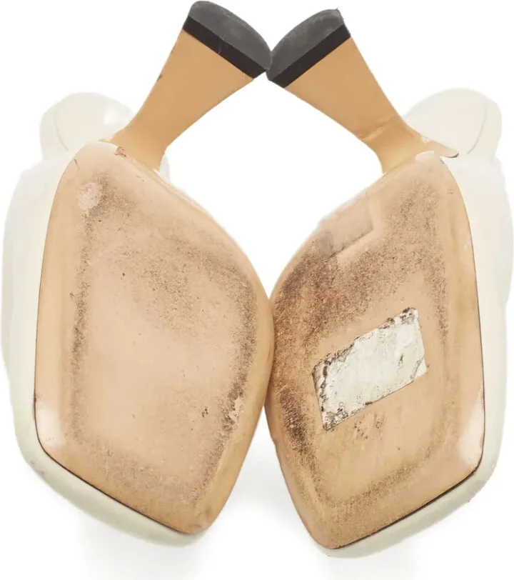 Pre-Owned 40mm Leather Mules - Image 5