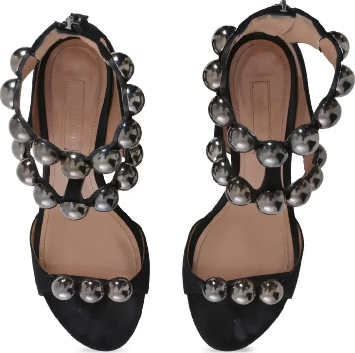 Pre-Owned 40mm suede sandals - Image 4