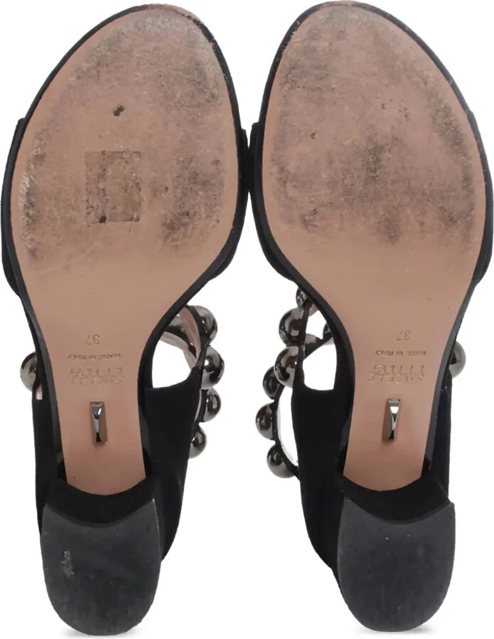 Pre-Owned 40mm suede sandals - Image 5