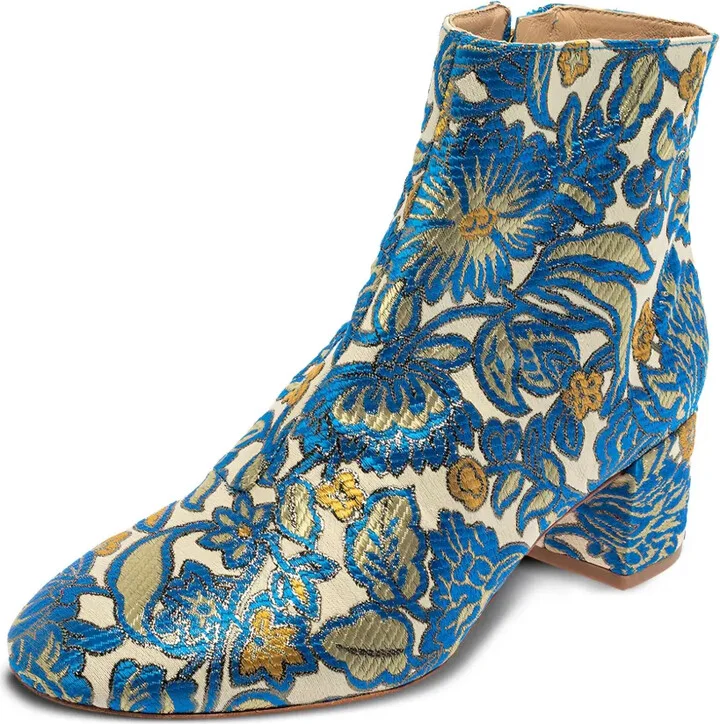 Pre-Owned 50mm Brocade-Effect Boots - Image 2